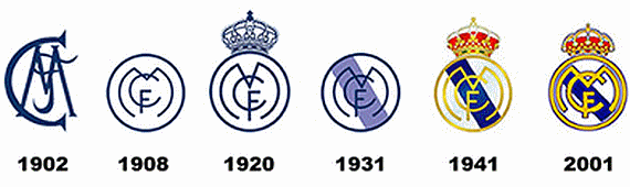 Os escudos que fizeram parte da história da camisa do Real Madrid