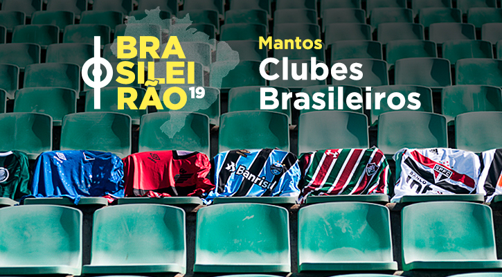 Camisas oficiais de Clubes Brasileiros