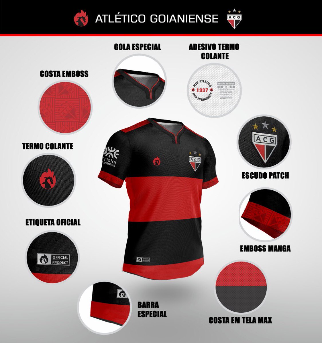 Camisas de futebol raras: Atlético-GO
