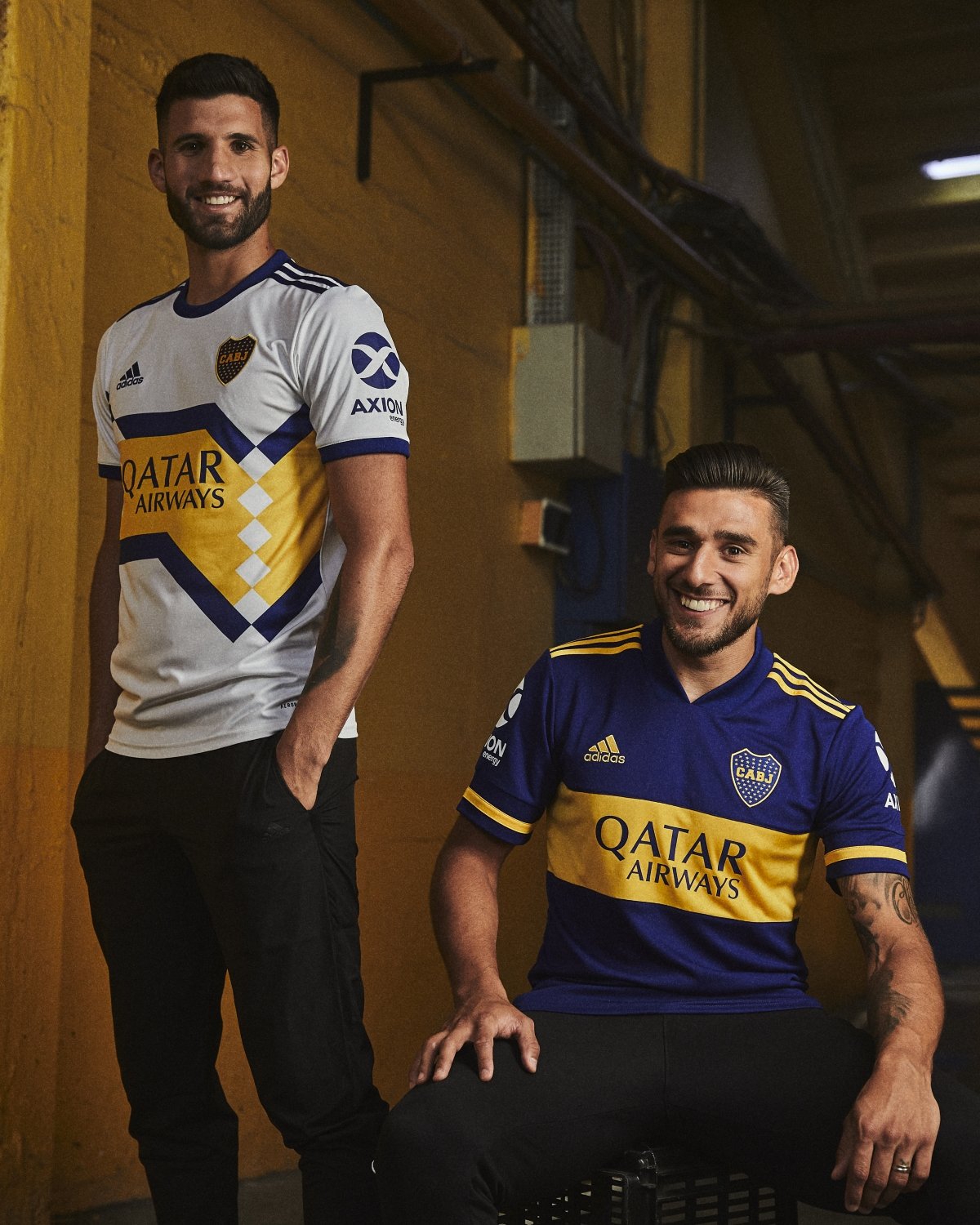 As novas camisas do Boca Juniors com a Adidas
