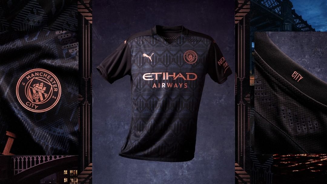 camisa Manchester City 2020 inteira arte