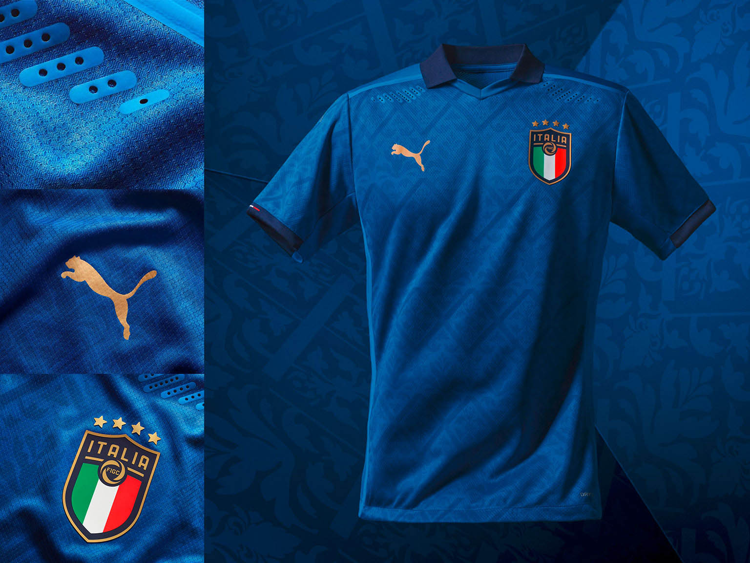 camisas de seleções europeias Itália