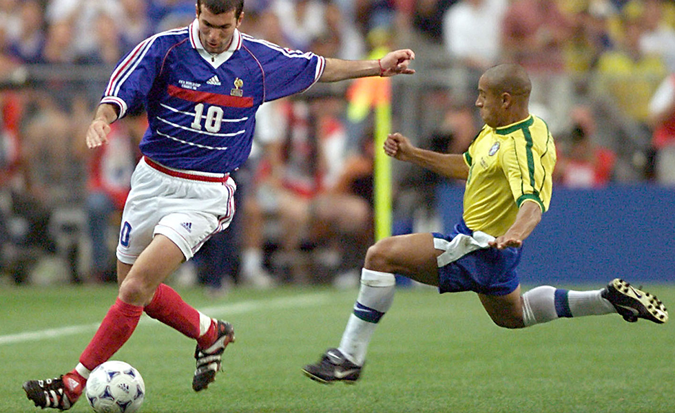 Seleção francesa campeã a da Copa do Mundo de 1998