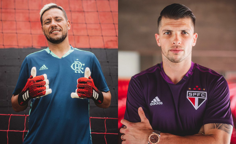 camisas de goleiro da Adidas