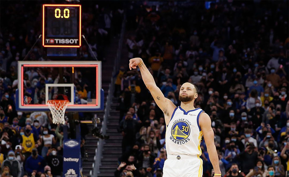 NBA: Curry não acerta arremesso de três pontos após quase quatro anos