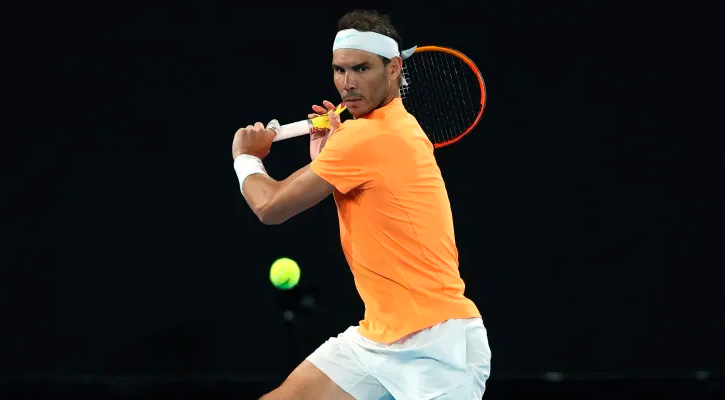 Rafael Nadal no campeonato de tênis do Australian Open, em Melbourne  — Foto: Cameron Spencer/Getty Images.  —  Rafael Nadal: uma lenda do tênis.